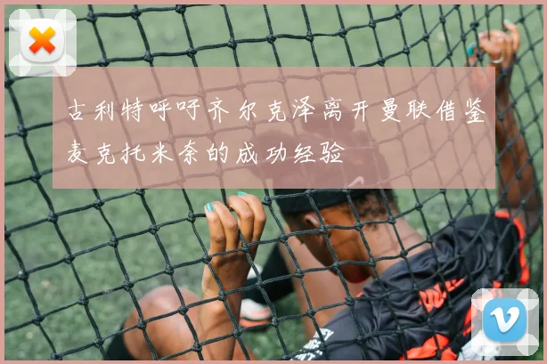 古利特呼吁齐尔克泽离开曼联借鉴麦克托米奈的成功经验